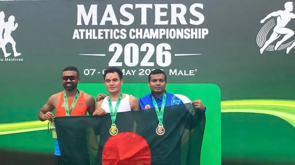 মাস্টার্স অ্যাথলেটিক্স চ্যাম্পিয়নশিপে ব্রোঞ্জ পদক জয় করলেন মিনু রহমান