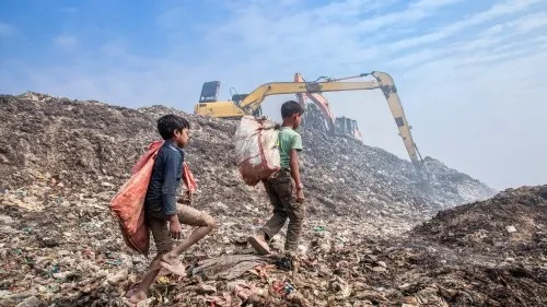 Child Labour Exposes Children to Danger at Anandabazar Dump