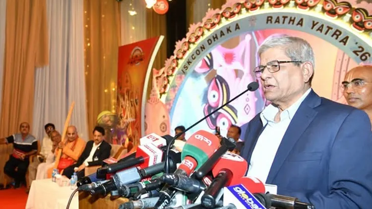 Fakhrul inaugurates Rath Yatra festival, calls for harmony, unity