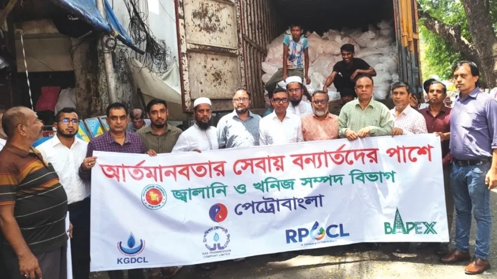 Petrobangla extends humanitarian aid to flood-hit communities in Chattogram